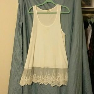 Umgee Lace Trim Tank
